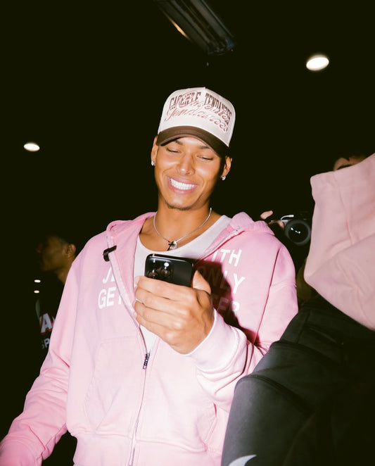 TENDANCES CAP - Brown & Pink